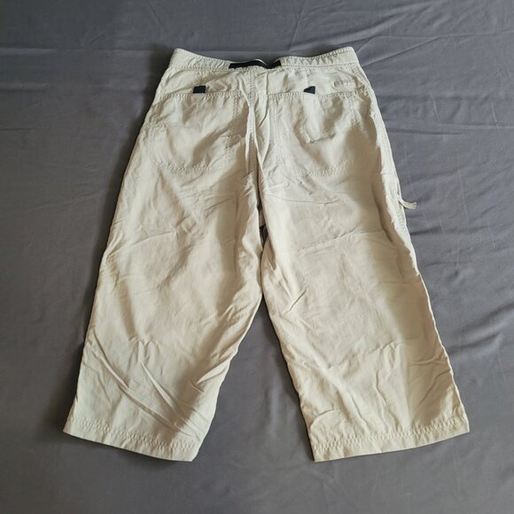 Columbia Capri Pants Womens 8 Cream GRT Omni-Dry Water Repellent Outdoor Hiking - Picture 12 of 13